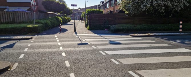 Breaking news vanaf de oversteekplaats