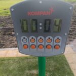 Er is een mooie plek in het park bijgekomen, waar je serieuze spierballen kan kweken