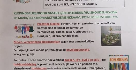 Volgend weekend weer lekker overdekt snuffelen