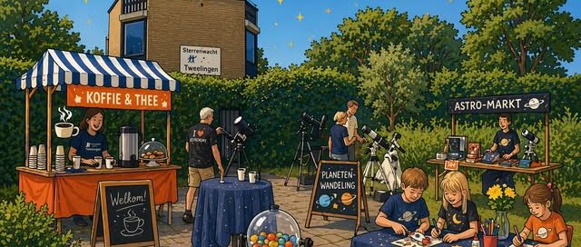 Feest bij Sterrenwacht Tweelingen